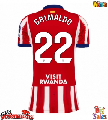 Atletico Madrid Alejandro Grimaldo #22 Replica Home Stadium Shirt for Women 2026-27 Short Sleeve